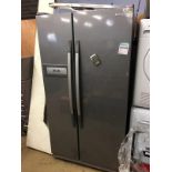 Hotpoint silver American style fridge freezer