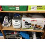 Boxed Tefal Acti Fry, iron, fryer etc.