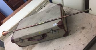 Suitcase and a hunting horn