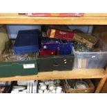 Three boxes of assorted glassware and books