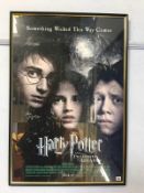 Harry Potter poster, signed by Daniel Radcliffe