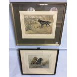 Two etchings after Henry Wilkinson