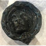 Lions head door knocker