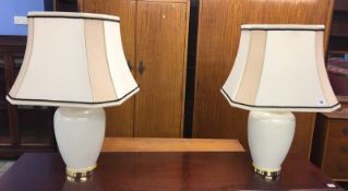 Pair of table lamps