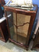 Walnut china cabinet