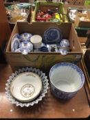 Box of Spode 'Italian' etc.