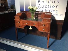 Reproduction mahogany Carlton House style desk