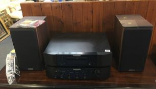 Marantz 6005 amp and CD player with pair of Monitor audio speakers