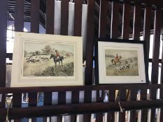 Two etchings after Henry Wilkinson