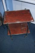 Art Deco chrome tea trolley