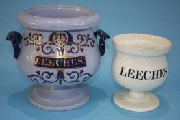 Two Leech jars