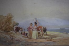 William Arnee Frank, watercolour, landscape