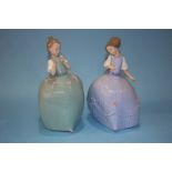 Two Lladro figures of Ladies