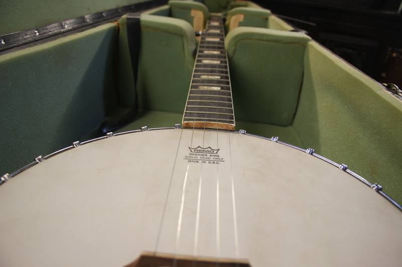 A Banjo and case (HONDO II) - Image 3 of 6