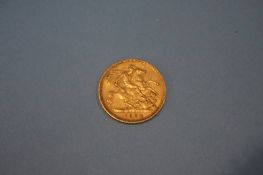A 1/2 Sovereign, dated 1894