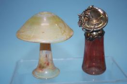 Two pieces of Art glass, a small Jack in the Pulpit vase etc. 12cm and 11cm