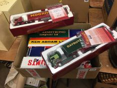 Quantity of Die Cast models of lorries, including Corgi in one box