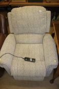 Electric recliner armchair