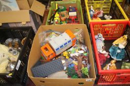 Two boxes of Playmobil