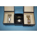 Three boxed ladies Ingersoll watches