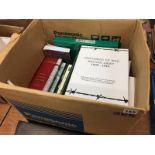 Box of books, military and prisoner of war subjects