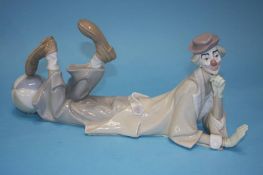 A Lladro figure of a Clown