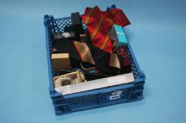 A selection of (QE2/QM2) club ties and accessories