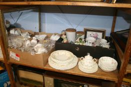 Two boxes of miscellaneous, including glass and china