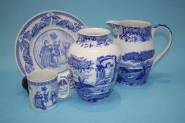 Four pieces of Spode