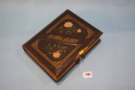 An Edwardian photo album and contents