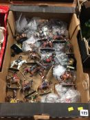 Quantity of 'Del Prado' Napoleonic Cavalry figurines, in one box