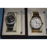 Two boxed gents Ingersoll watches