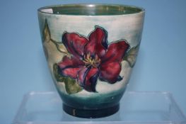 A Moorcroft Anemone vase, 12cm high