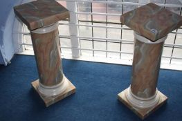 Pair of modern columns