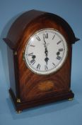 A Comitti of London bracket clock with 8 day movement and striking mechanism, 31cm high
