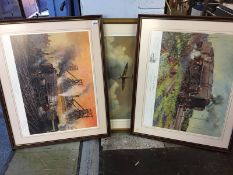 A quantity of prints, Terence Cuneo, David Shepherd etc.