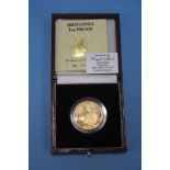 A Britannia 102 £100 proof coin
