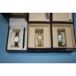 Three boxed ladies Ingersoll watches