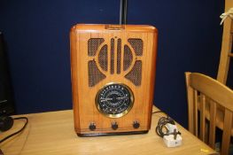 Steepletone radio