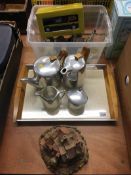 Quantity of Lilliput Lane, tea set and Ringtons ceramic money box