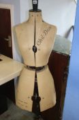 A Vintage tailors dummy