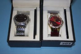 Two boxed gents Ingersoll watches