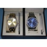 Two boxed gents Ingersoll watches