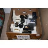A box of ladies and gents fashion watches, Imperial, Sekonda etc.