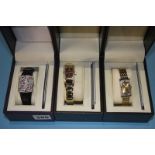 Three boxed ladies Ingersoll watches