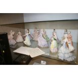 Quantity of Wedgwood Danbury Mint figures, including certificates