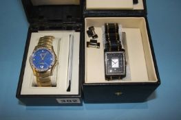 Two boxed gents Ingersoll watches