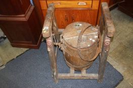 Butter churn and stand