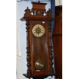 Mahogany wall clock