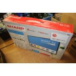 A Sharp 24" LED TV/DVD